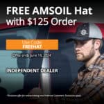 Image of Free AMSOIL hat with $125 order for PC and Catalog Customers