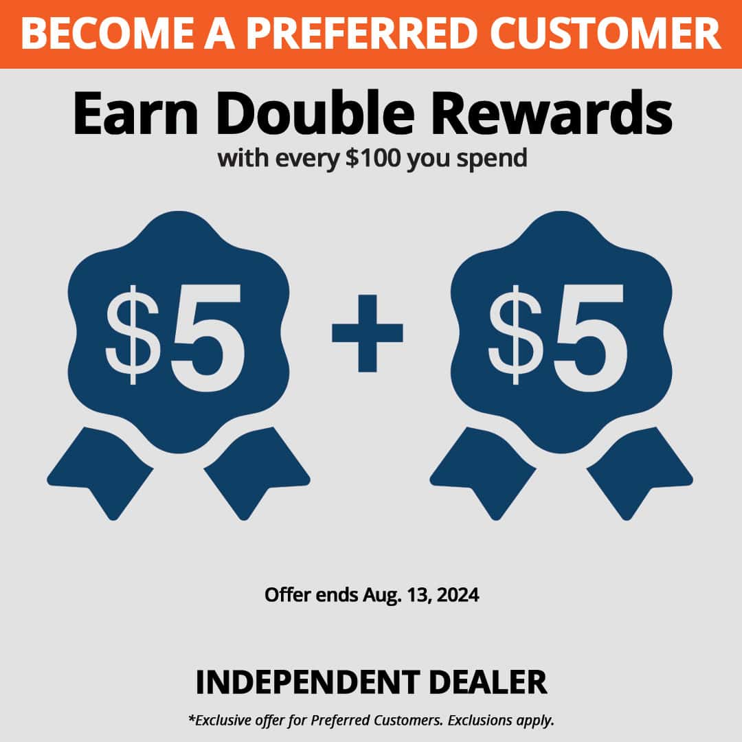 AMSOIL Preferred Customers earn double rewards