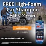 Free AMSOIL High-Foam Car Shampoo with $100 order